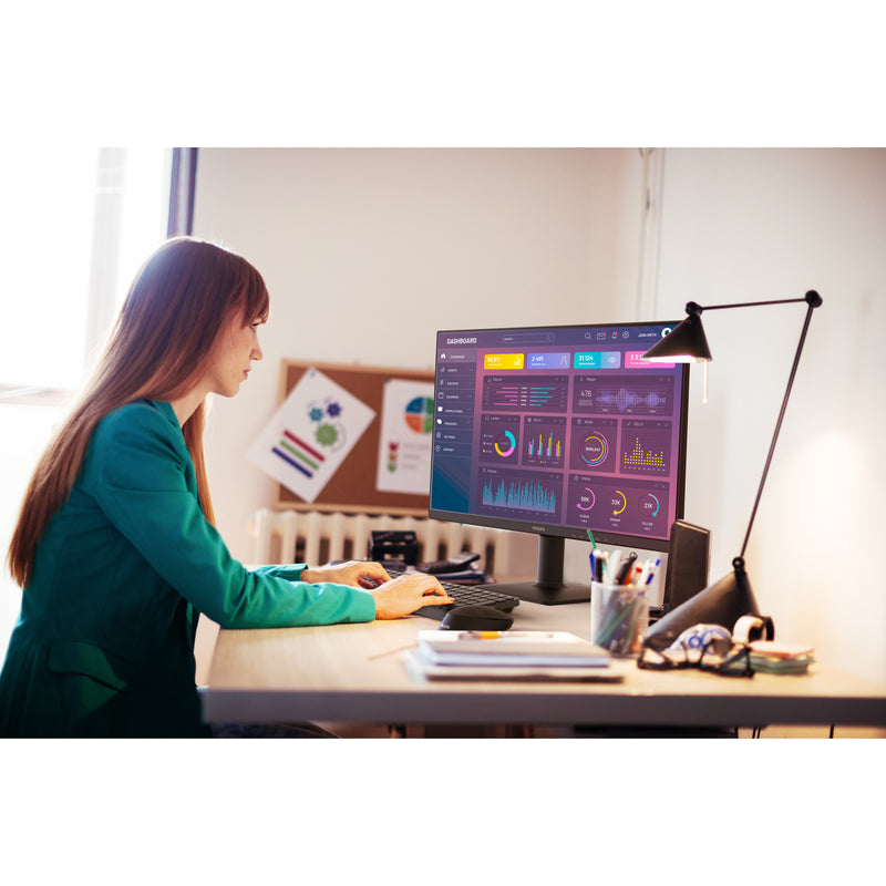 Load image into Gallery viewer, Philips 27e2n1500l 27 monitor (zwart, hdmi, displayport)

