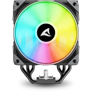 Sharkoon a50 rgb cpu-koeler (zwart, 4-pins pwm fan-connector)