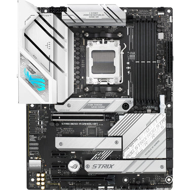 Asus rog strix b650-a gaming wifi socket am5 moederbord (zilver, raid, 2.5 gb-lan, wi-fi 6e, bt, sound, atx)