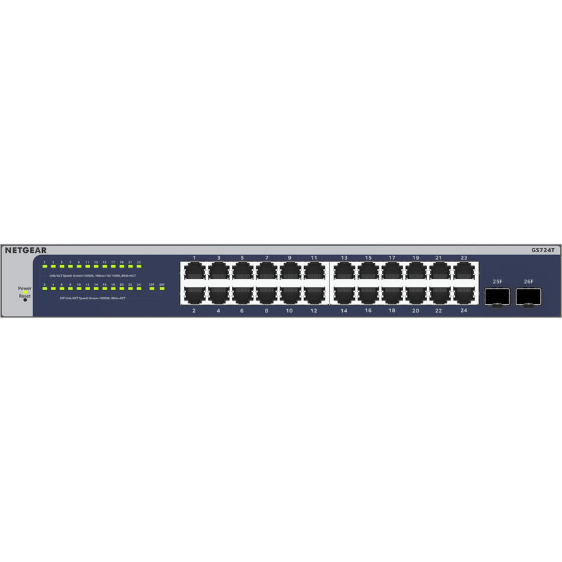 Load image into Gallery viewer, Netgear 24-port gigabit smart switch (gs724tv6)
