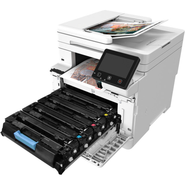 Load image into Gallery viewer, Canon i-sensys mf664cdw all-in-one kleurenlaserprinter (grijs zwart, kopie, scan, usb, lan, wlan)
