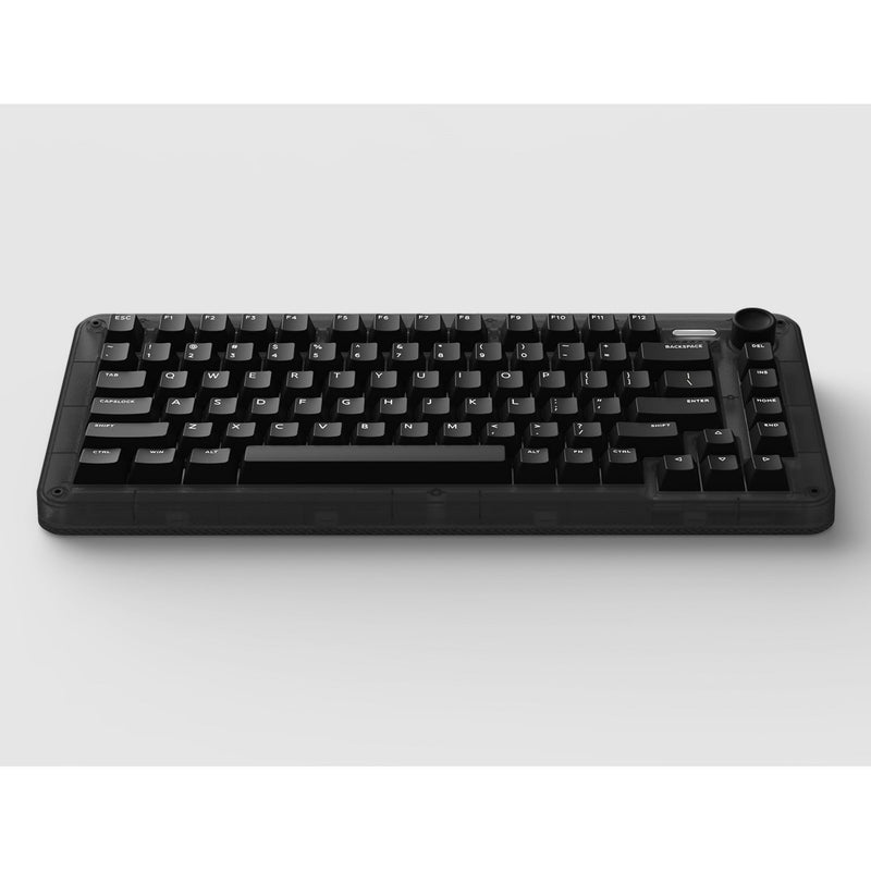 Afbeelding laden in galerijviewer, Iqunix zx75 dark side wireless mechanical keyboard (zwart, us lay-out (qwerty), cherry mx brown, 75%, rgb leds, hot-swappable, double-shot pbt, 2.4ghz | bluetooth 5.1 | usb-c)

