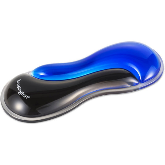 Kensington slim duo gel mouse trackball wrist rest polssteun (blauw zwart)
