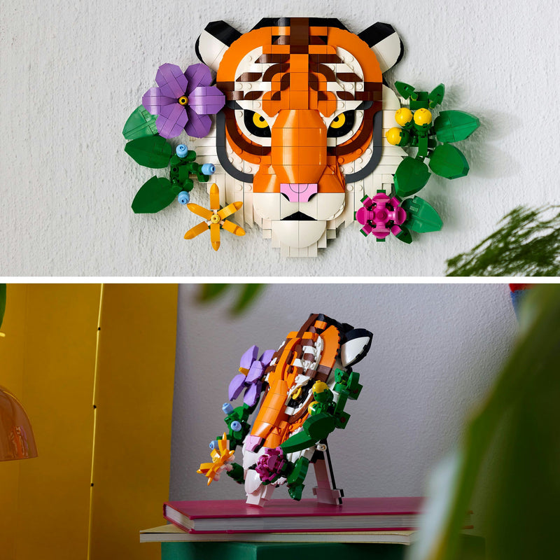 Load image into Gallery viewer, Lego art - de faunacollectie – tijger constructiespeelgoed (31217)
