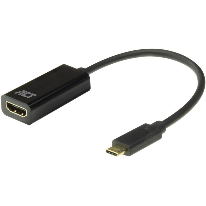 Load image into Gallery viewer, Act connectivity usb-c naar hdmi female adapter (zwart)
