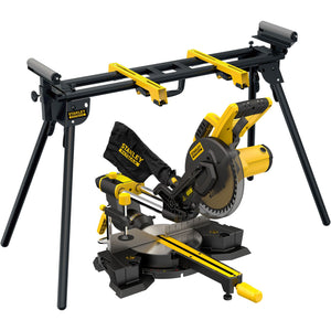 Stanley 1500w 216mm afkort- en verstekzaag met zaagtafel (geel zwart)