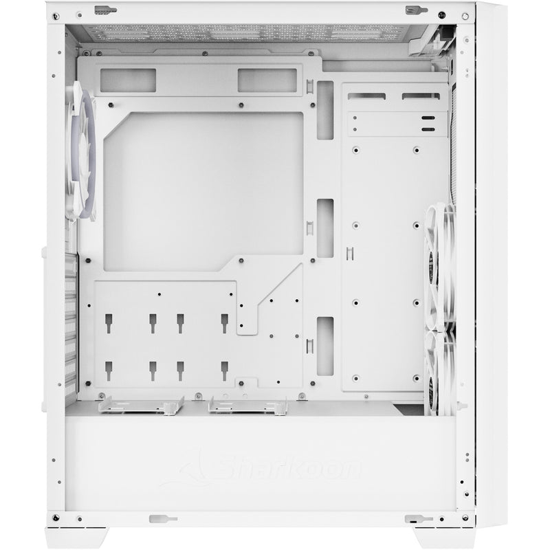 Load image into Gallery viewer, Sharkoon vs9 rgb white midi tower behuizing (wit | 2x usb-a | 1x usb-c | rgb | tempered glass)
