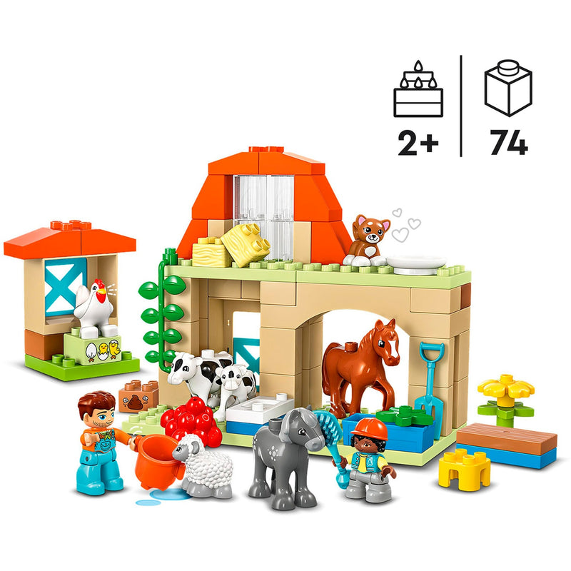 Load image into Gallery viewer, Lego duplo town 10416 dieren verzorgen op de boerderij
