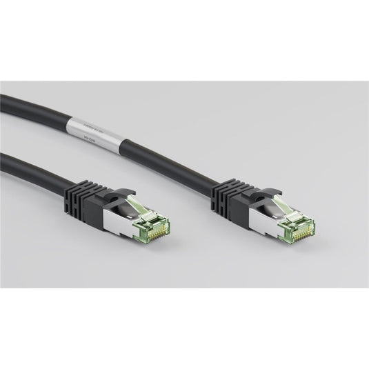 Goobay cat.8.1 netwerkkabel (zwart, 0,5 meter, s ftp (pimf), rj-45)