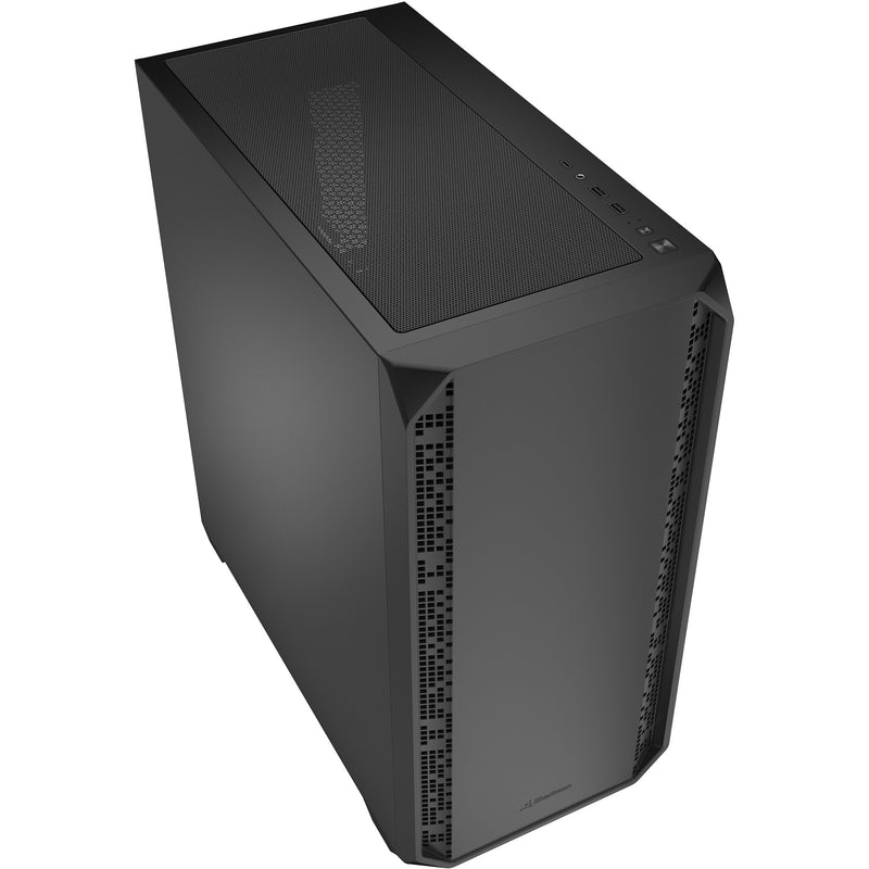 Load image into Gallery viewer, Sharkoon ak2 midi tower behuizing (zwart | 2x usb-a | 1x usb-c)
