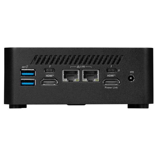 Msi cubi nuc ai 1umg-018beu barebone (zwart | core ultra 7 155h | arc graphics)