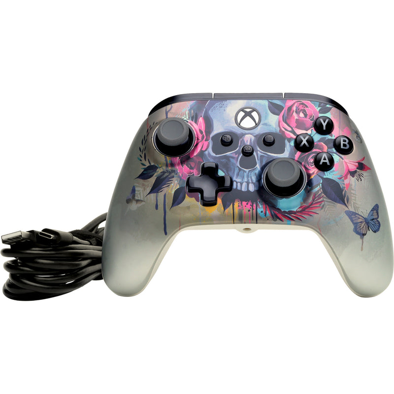 Load image into Gallery viewer, Powera advantage plus bedrade controller voor xbox series x|s - bloom gloom (zilver, xbox series x|s, xbox one, pc)
