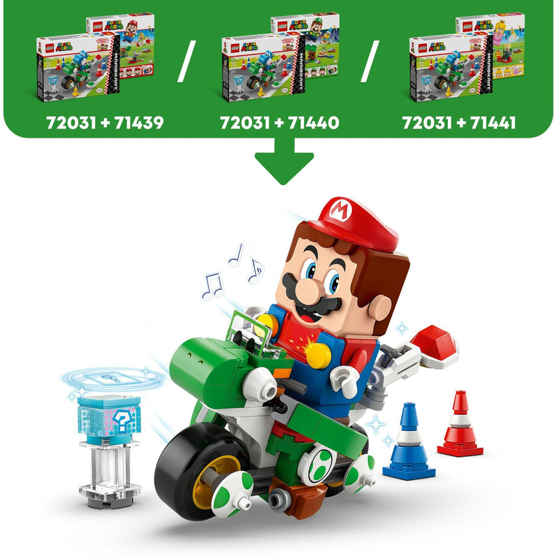 Load image into Gallery viewer, Lego super mario - mario kart - yoshi-crosser constructiespeelgoed (72031)
