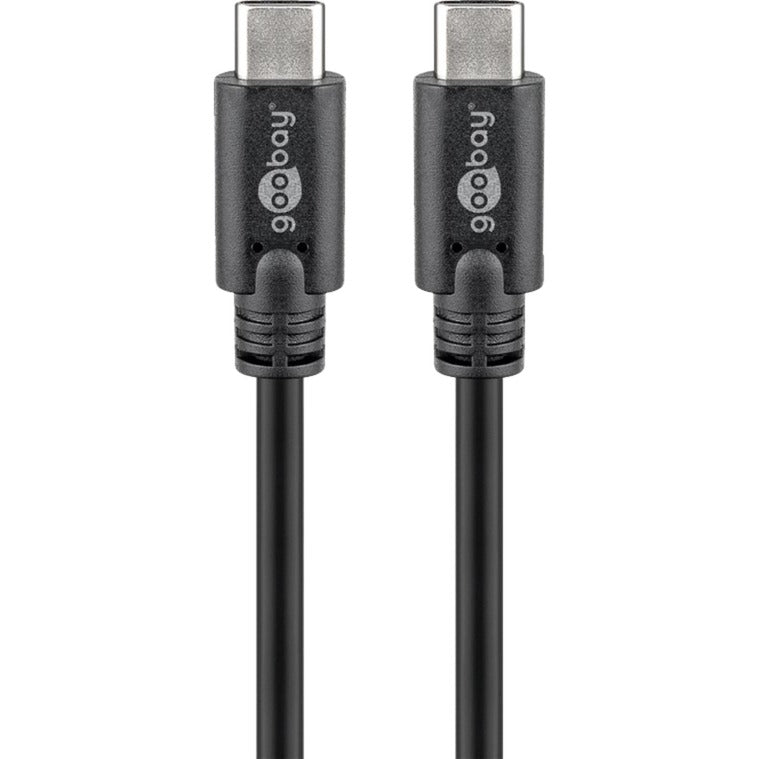 Load image into Gallery viewer, Goobay sync charge super speed usb-c kabel (zwart, 1,5 meter)
