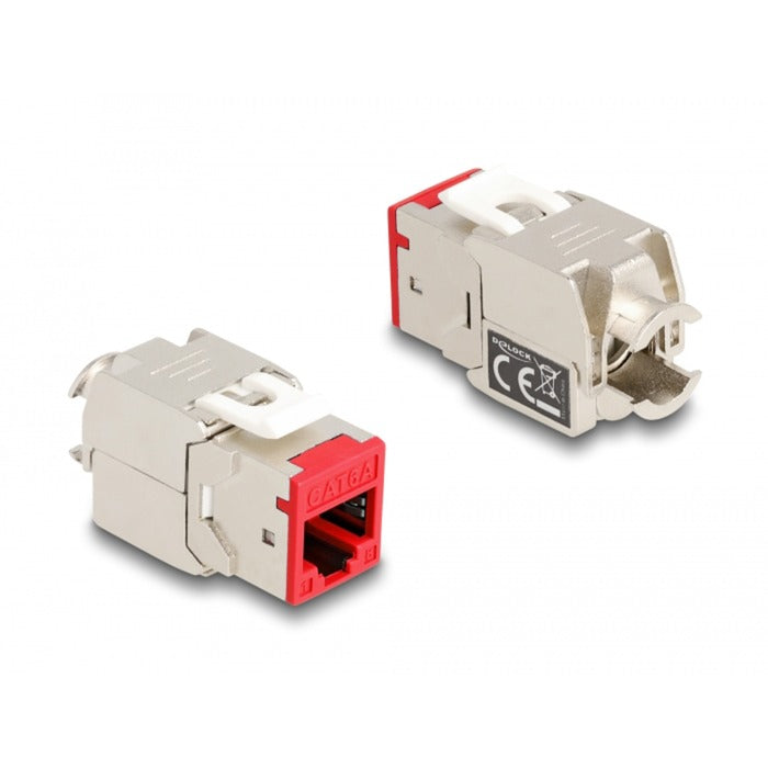 Load image into Gallery viewer, Delock rj45 jack > lsa cat 6a toolfree keystone module (meerkleurig, 8 stuks)
