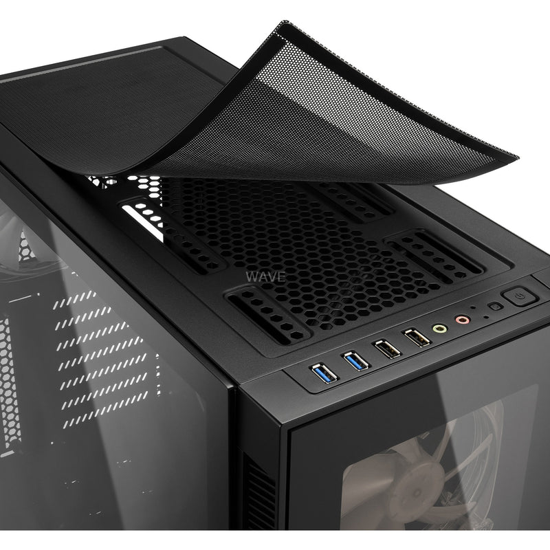 Load image into Gallery viewer, Sharkoon tg5 pro rgb midi tower behuizing (zwart | 4x usb-a | rgb | tempered glass)
