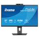 Iiyama prolite xb2797qsnph-b1 27 monitor (zwart, hdmi, displayport, usb-c, lan, audio, webcam)