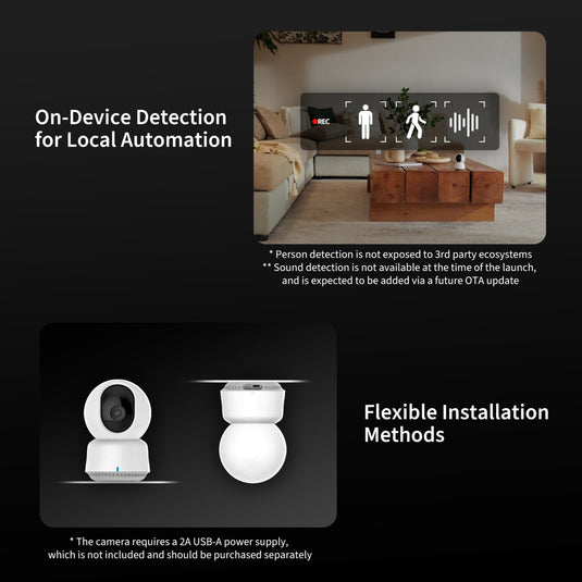Aqara camera e1 (wit, wi-fi 6, bluetooth 5.2)
