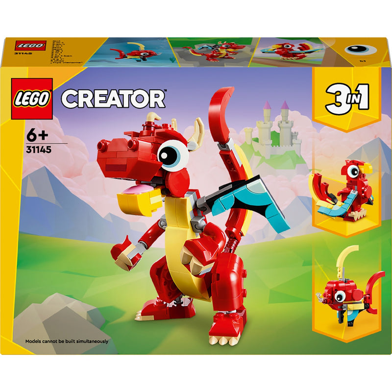 Load image into Gallery viewer, Lego creator 31145 rode draak
