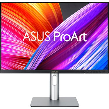 Asus proart pa248crv 24 monitor (zwart zilver, 2x hdmi, 2x displayport, 4x usb-a, usb-c)