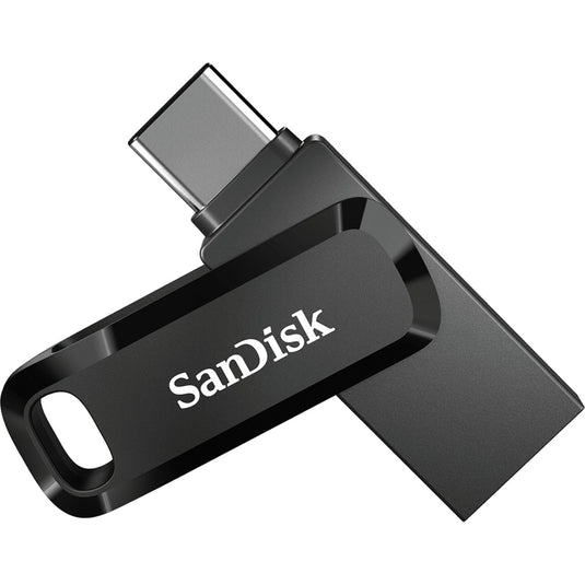 Sandisk ultra dual drive go 256 gb usb-stick (zwart, usb-a 3.2 (5 gbit s), usb-c 3.2 (5 gbit s))