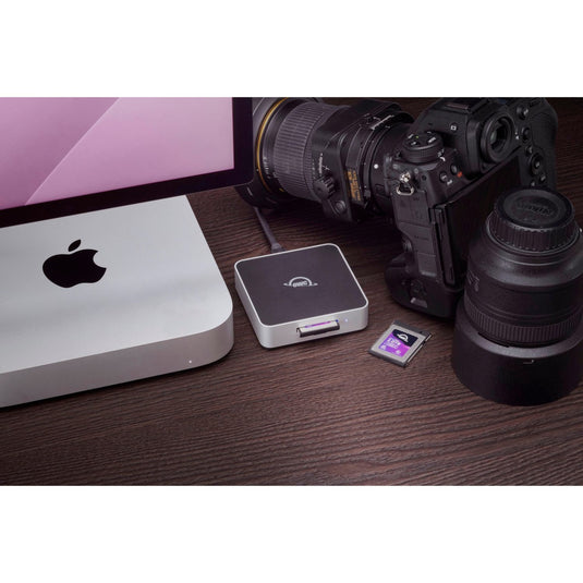 Owc atlas cfexpress card reader kaartlezer (aluminium)