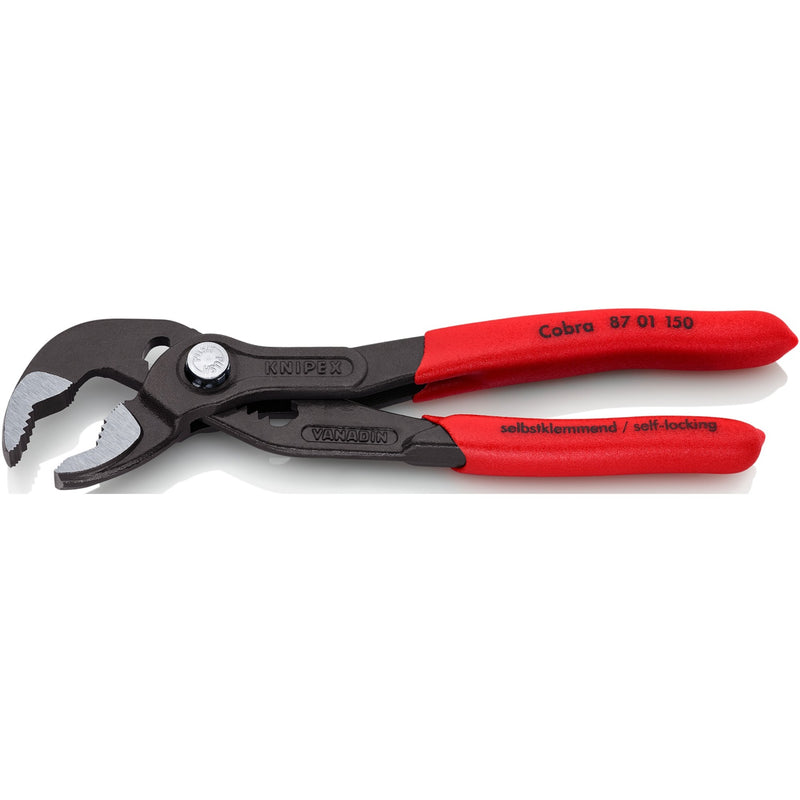 Load image into Gallery viewer, Knipex cobra waterpomptang 8701150 zweedse- waterpomp-tang (zwart rood, 150 mm)
