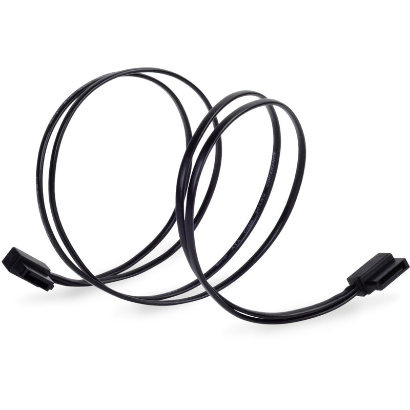 Load image into Gallery viewer, Silverstone sata iii kabel 50cm (zwart, 6gb s, low profile connector, cp11b-500)
