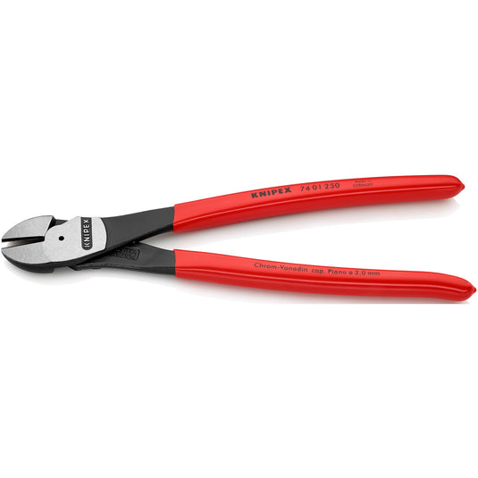 Knipex kracht-zijsnijtang 74 01 250 kniptang (rood)