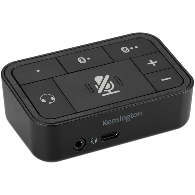 Load image into Gallery viewer, Kensington universal 3-in-1 pro audio headset switch (bluetooth, usb, 3,5mm audio)
