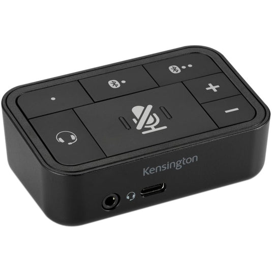 Kensington universal 3-in-1 pro audio headset switch (bluetooth, usb, 3,5mm audio)