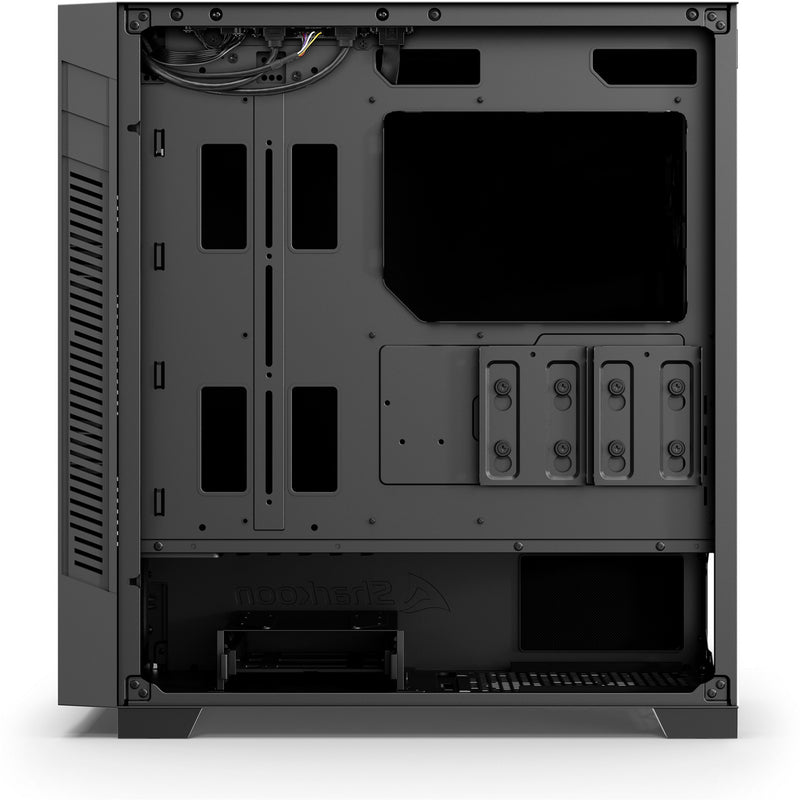 Load image into Gallery viewer, Sharkoon s25 silent midi tower behuizing (zwart | 2x usb-a | 1x usb-c)
