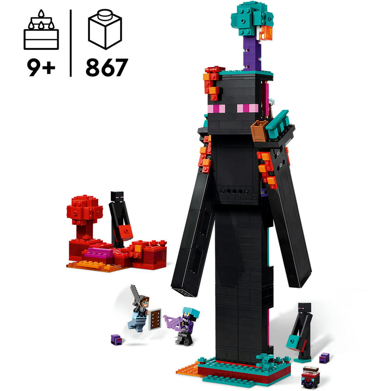 Load image into Gallery viewer, Lego minecraft 21279 de enderman toren
