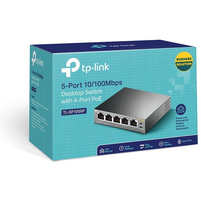 Load image into Gallery viewer, Tp-link tl-sf1005p switch (5 poorts, poe)
