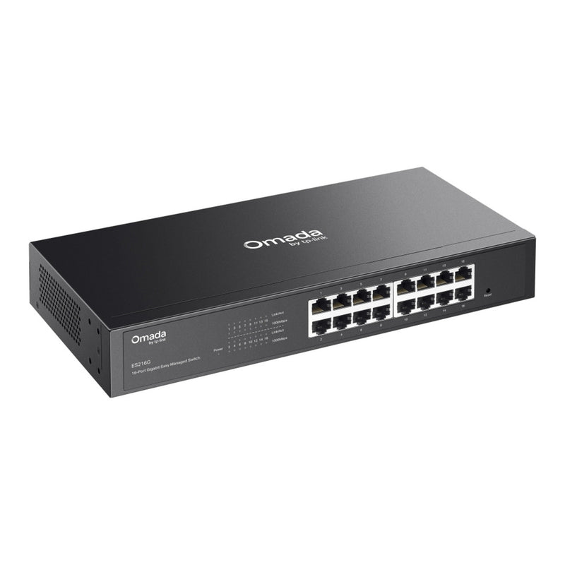 Load image into Gallery viewer, Tp-link omada es216g 16-poort gigabit easy managed switch (zwart)
