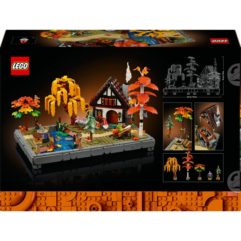 Load image into Gallery viewer, Lego icons herfsttuin met cottage herfstdecoratie - bouwpakket voor volwassenen - 11372
