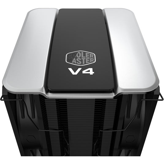 Cooler master v4 alpha 3dhp black cpu-koeler (zwart zilver)