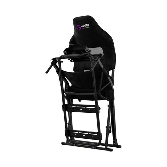 Lorgar advanced raf1 racing simulator (zwart)