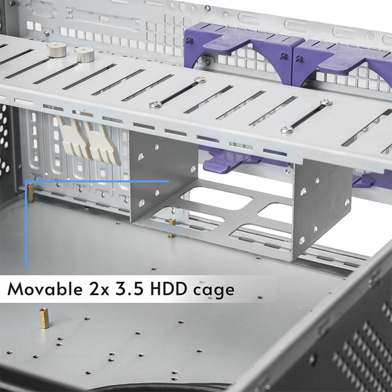 Load image into Gallery viewer, Chieftec unc-409s-aio-op rack behuizing (zwart)
