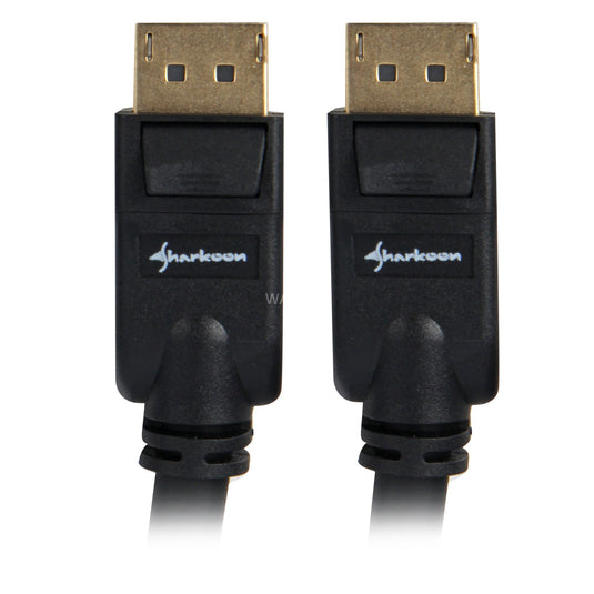 Sharkoon displayport 1.3 kabel (zwart, 3 meter, 4k)