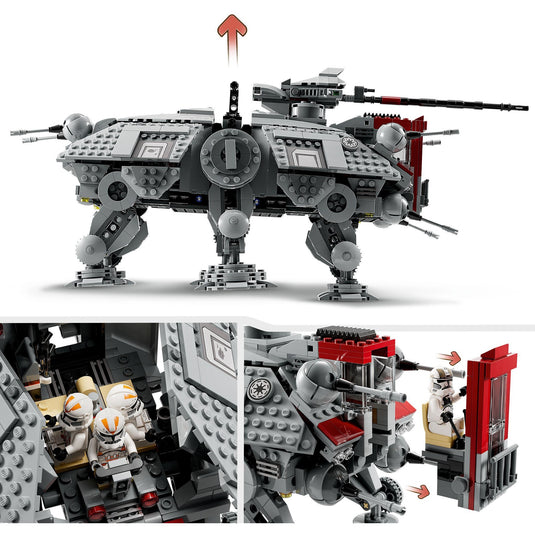 Lego star wars - at-te walker constructiespeelgoed (75337)