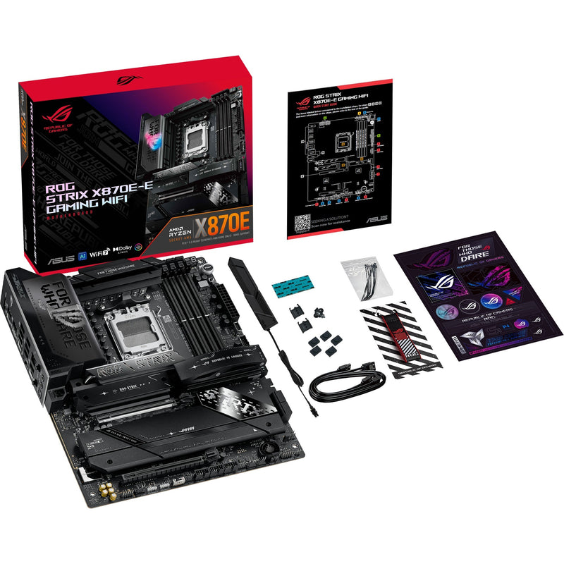 Load image into Gallery viewer, Asus rog strix x870e-e gaming wifi socket am5 moederbord (5 gb-lan, wi-fi 7, bt, sound, atx)

