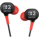 Powera bedrade oordopjes voor nintendo switch 2 in-ear (zwart rood, nintendo switch 2, nintendo switch, nintendo switch - oled model, nintendo switch lite)