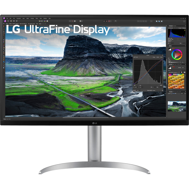 Load image into Gallery viewer, Lg ultrafine 32uq850v-w 31.5 4k uhd monitor (wit, 2x hdmi, displayport, 2x usb-a, usb-b, usb-c)
