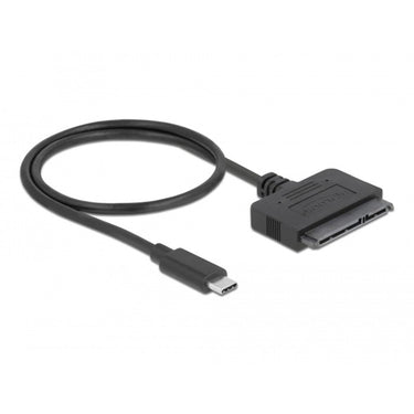Delock usb type-c converter to 22 pin sata 6 gb s (zwart)