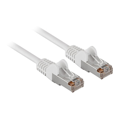 Goobay patchkabel rj-45 f utp met cat.5e (wit, 15 meter)