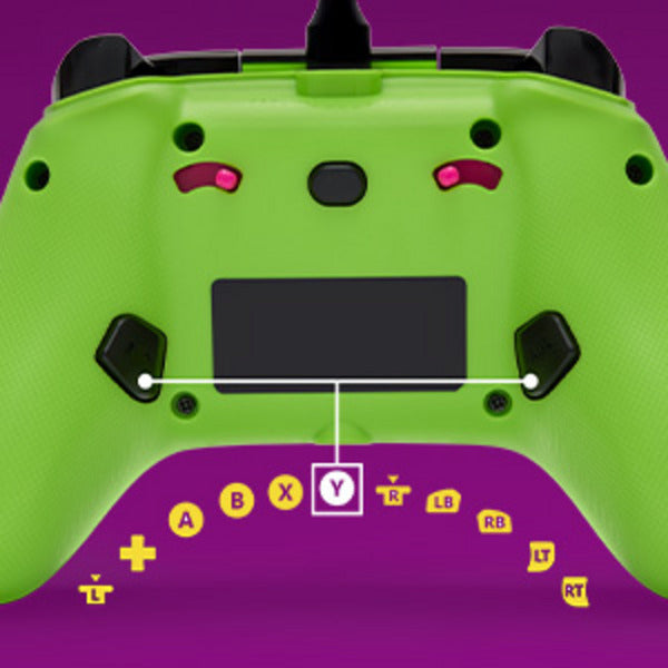 Load image into Gallery viewer, Powera advantage controller met kabel voor de xbox series x|s - fortnite: glow (neongroen, xbox series x|s, xbox one, pc)
