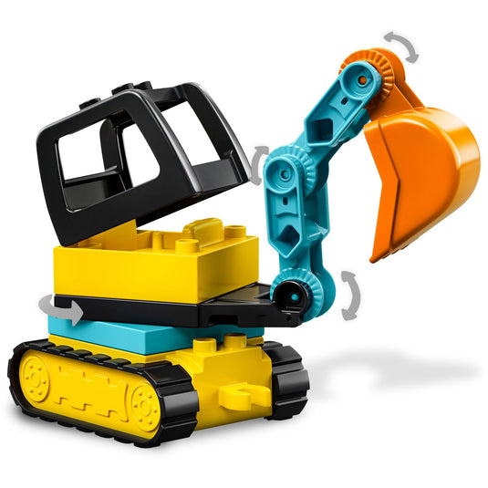 Lego duplo - truck graafmachine met rupsbanden constructiespeelgoed (10931)