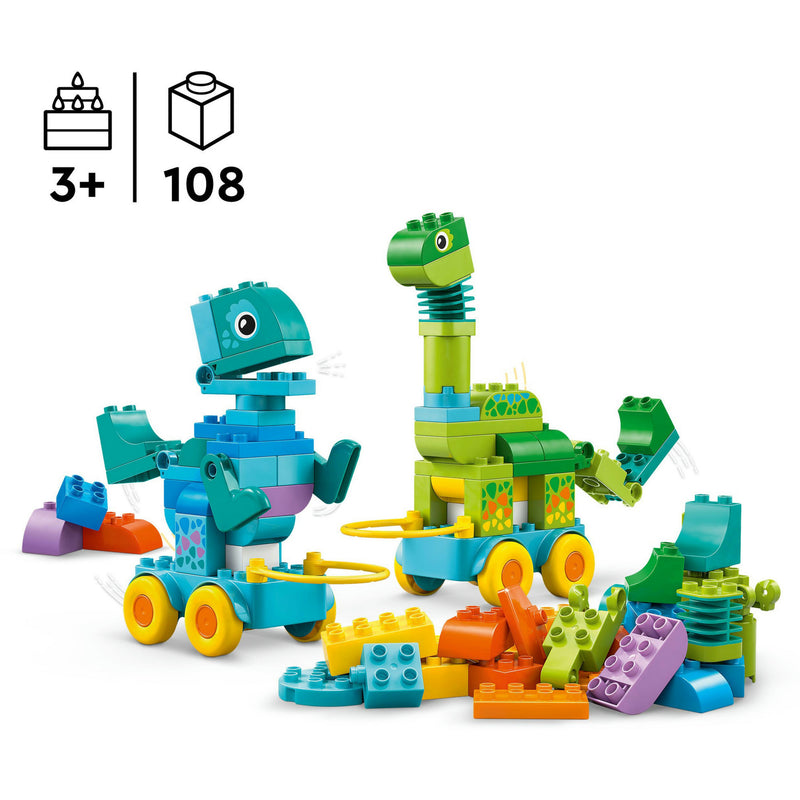 Load image into Gallery viewer, Lego duplo 10451 3-in-1 dinosaurussen op wielen
