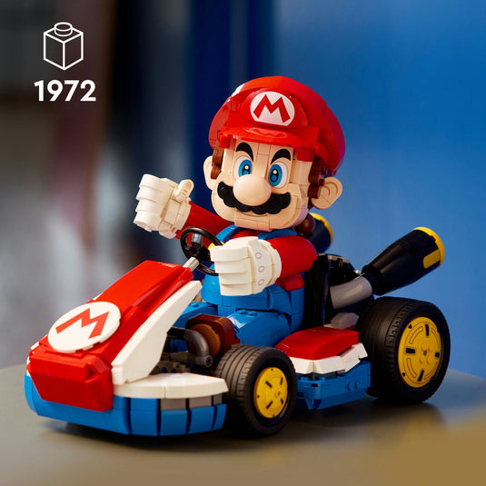 Lego super mario - mario kart – mario en standaardkart constructiespeelgoed